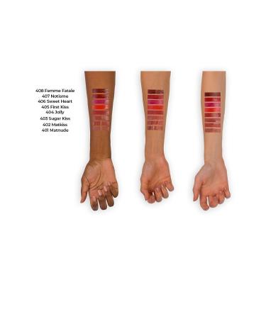 Note Cosmetics Mattemoist Lipgloss Semi-Matte Satin Finish Liquid Lipstick 401 Matte Nude - Nude - Buy Online on GoSupps.com