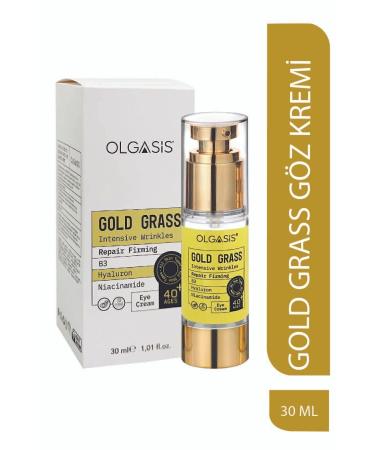 Olgasis Gold Grass Eye Cream B3 Hyaluron Niacinamide Nourishing Regenerating Intensive Wrinkle Eye Cream 30 Ml