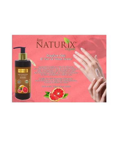 Naturix Vitamin C Grapefruit Fruit Extract 250 Ml Daily Care Cream Organic Hand - Face - Body Care Cream - Buy Online on GoSupps.com