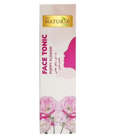 Naturix Poppy Flower Tonic Soothing Frankincense Plant Facial Tonic Purifying Brightening Skin Tonic