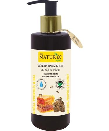 Naturix Natural Propolis & Honey Extract Moisturizing Hand - Face - Body Care Cream 250 ml 3 Pieces - Buy Online on GoSupps.com