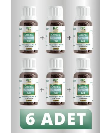 Bio Vitals Ozonated St. John's Wort Oil 50 ml 6 PIECES