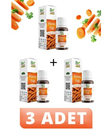 Bio Vitals Carrot Oil 20 ml 3 PIECES
