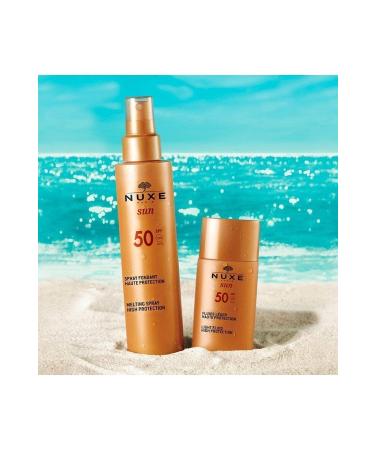Nuxe Sun Sunscreen Light Texture Face Cream SPF50 50ml - Buy Online on GoSupps.com