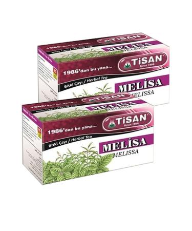 Tisan 2 Boxes Melissa Tea Bag Melissa Herbal Tea