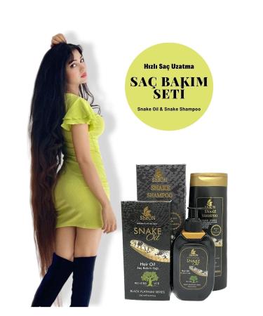 SheON Fast Hair Growth Hair Care Set (Hair Care Oil and Shampoo)