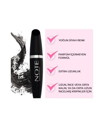 Note Cosmetics Ultra Volume Volume and Curling Effect Mascara - Black - Buy Online on GoSupps.com
