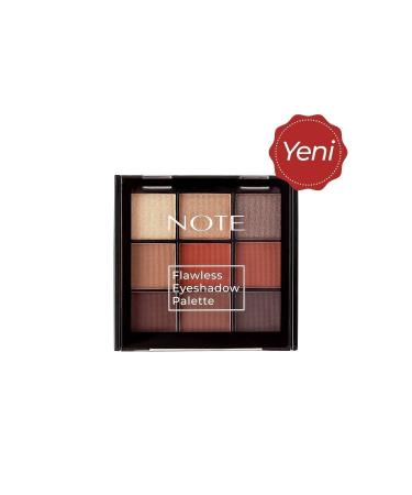 Note Cosmetics Flawless Eyeshadow Matte and Shimmer Powder Eyeshadow Palette - 01 Vivid Colors - Buy Online on GoSupps.com
