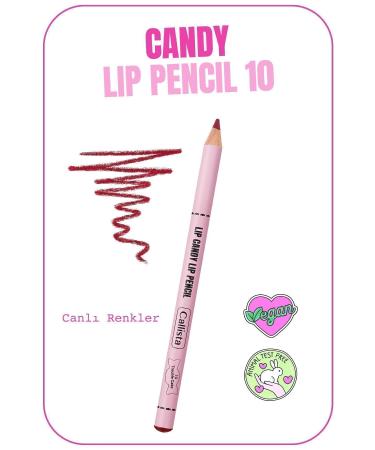 Callista Lip Candy Lip Pencil 10 Trouble Cake - Red