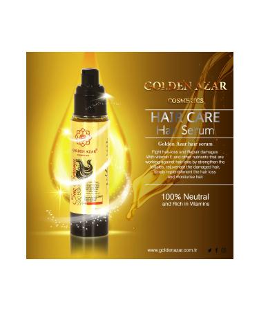 Golden Azar Herbal Natural Oils Hair Care Oil Hair Serum 50ml - Buy Online on GoSupps.com