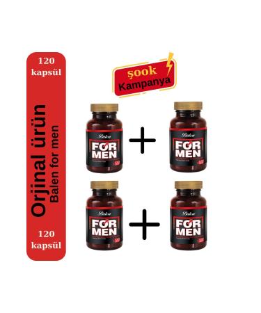 Balen Formen Tribulus Men's Health KAPS.634MG. Balen 4 Pieces - Buy Online on GoSupps.com