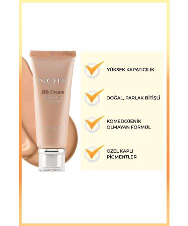 Note Cosmetics BB Cream SPF 15 Moisturizing Effective Intensive Concealer BB Cream - 200 Soft Ivory - Buy Online on GoSupps.com