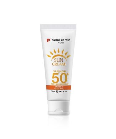 Pierre Cardin Spf 50 Face and Body Sun Cream 75 ml Very High Protection for Normal and Dry Skin - Buy Online on GoSupps.com
