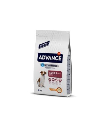 Advance Mini Senior 8+ years old chicken small breed senior dog food 3kg for senior dogs