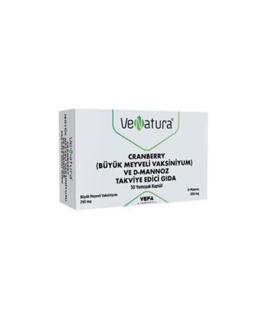 Venatura Cranberry and D-mannose Food Supplement
