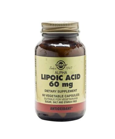 Solgar Alpha Lipoic Acid 60 mg 60 Capsules