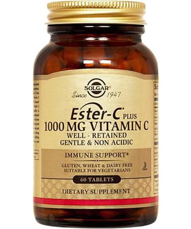Solgar Ester C Plus Vitamin C 1000 mg 60 Tablets