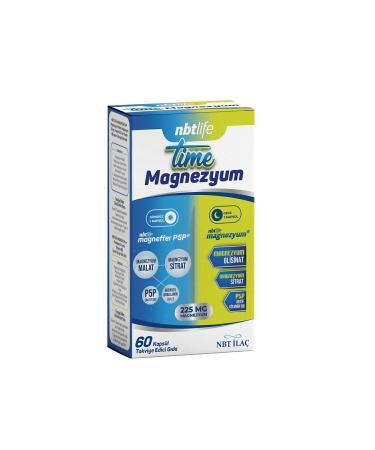 NBT Life Time Magnesium 60 Capsules 2 Pieces - Buy Online on GoSupps.com
