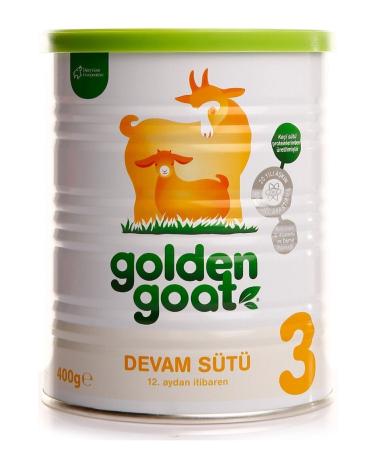 Golden Goat Number 3 12 Months Goat Milk Based Follow-On Milk 400 gr