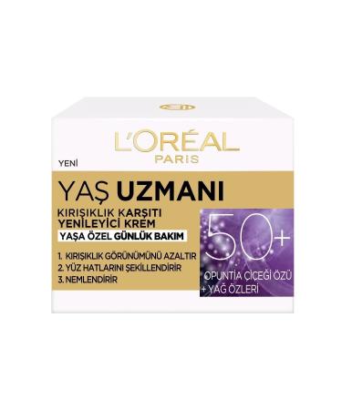 L'Oreal Paris Age Expert 50+ Anti-Wrinkle Moisturizing Repairing Regenerating Cream 50 ml GHair675 - Buy Online on GoSupps.com