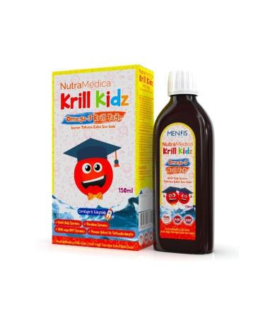 Mensis Pharma Nutramedica Krill Kidz Omega-3 150 ml Syrup Supplementary Liquid Food Containing Krill Oil - Buy Online on GoSupps.com