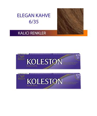 sahbulstore 2 Pieces Single Tube Hair Dye Elegant Brown 6/35 - SBS7330-8995