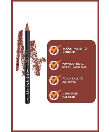 Note Cosmetics Ultra Rich Color Lip Pencil 09 Dried Rose - Nude - Buy Online on GoSupps.com