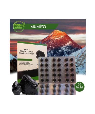 MUMIA SUPPLEMENTARY FOOD CONTAINING MUMIO Mumiyo 30 Tablets
