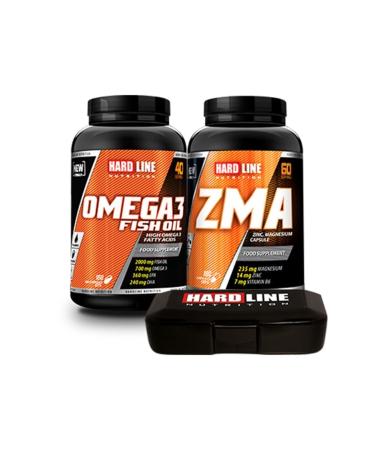 Hardline Omega3 & Zma Combination