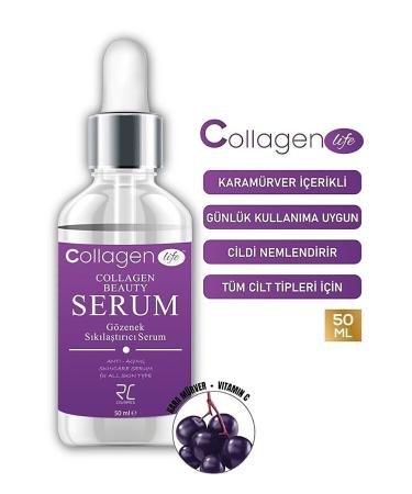 Collagen Life Pore Tightening Black Elderberry Content Lic Vitamin Anti Aging- Collagen Skin Serum 50ml