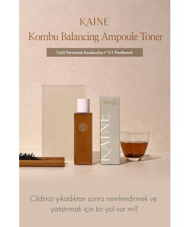 Kaine Kombu Balancing Ampoule Toner (KORENDY) Barrier Strengthening Soothing Vegan Kombucha Toner 150ml - Buy Online on GoSupps.com