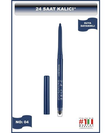 Deborah 24ore Waterproof Eye Pencil No: 4