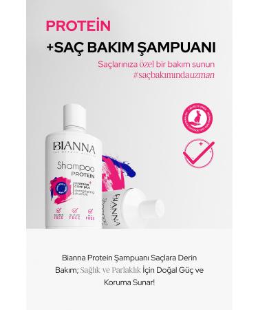 Bianna Shampoo Hair Care Protein and Structure Strengthening Shampoo - 500ml - Buy Online on GoSupps.com