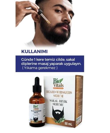 Bio Vitals Beard Mustache Growth Miracle Original Serum 50 ml - Buy Online on GoSupps.com