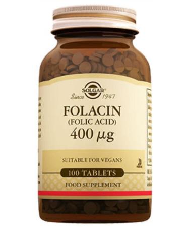 Solgar Folacin (folic Acid) 100 Tablets