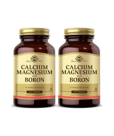 Solgar Calcium Magnesium Plus Boron 100 Tablets 2 Pieces