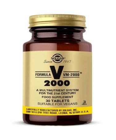 Solgar Vm-2000 Multivitamin Mineral 30 Tablets - Buy Online on GoSupps.com