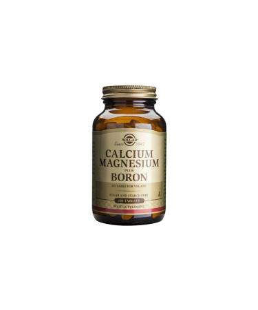 Solgar Calcium Magnesium Plus Boron 100 Tablets