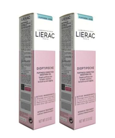 Lierac Renewing Eye Cream Gel Strengthening the Barrier Under the Eyes Moisturizing 15 ml 2-pack