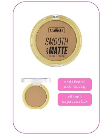 Callista Smooth Matte Compact Powder Matte Finish Powder - 30 Dark Honey - Buy Online on GoSupps.com