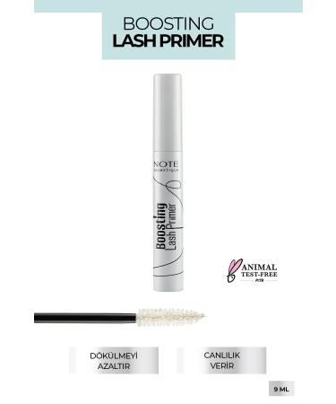 Note Cosmetics Boosting Lash Primer Caring Mascara Base - Colorless