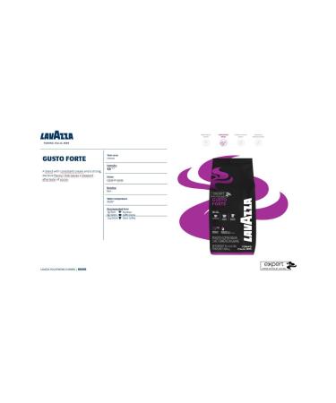LavAzza Expert Gusto Forte Coffee Beans 1 Kg - Buy Online on GoSupps.com