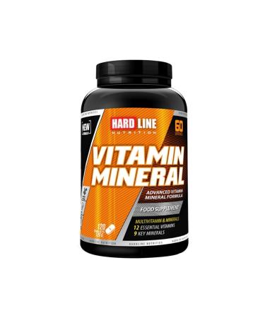 Hardline Vitamin Mineral 120 Tablet Multivitamin
