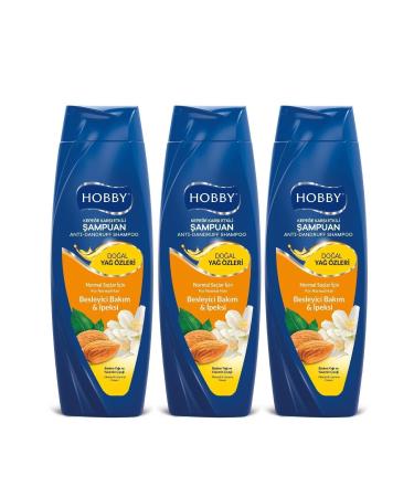 Hobby Shampoo Almond And Jasmine Flower 600mlx3