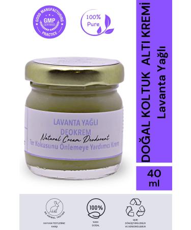 Jaspet Lavender Oil Cream Deodorant 40 Ml. 0 Natural