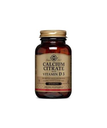 Solgar Calcium Citrate 250 Mg Vitamin D3 60 Tablets