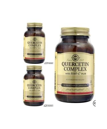 Solgar Quercetin Complex With Ester-c Plus 50 Tablets 3 Pieces