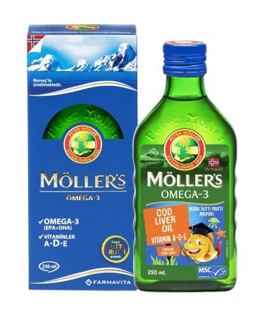 Mollers Tutti Frutti Omega 3 Fish Oil 250 Ml