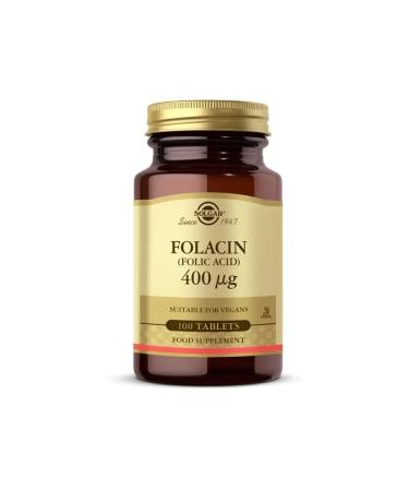 Solgar Folacin (Folic Acid) 400 Mcg 100 Tablets