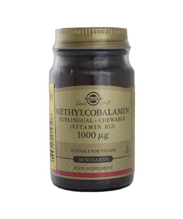 Solgar Methylcobalamin (B12) 1000 Mcg 30 Sublingual Tablets